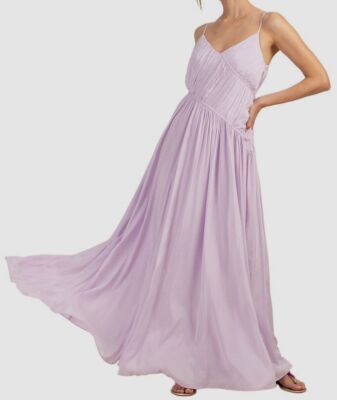 trina turk evening dresses $488 Trina Trina Turk Women's Purple Asymmetrical Cherry Grove Maxi Dress  Size L