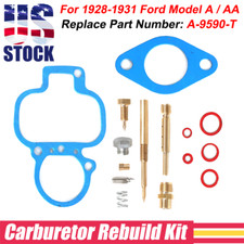 A-9590-t For 1928-1931 Ford Model A Aa Carburetor Rebuild Repair Kit W Gasket A-9590-t For 1928-1931 Ford Model A Aa Carburetor Rebuild Repair Kit W Gasket