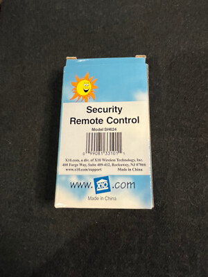 X10- SH624-Security Remote Control - Wireless Security System Modules