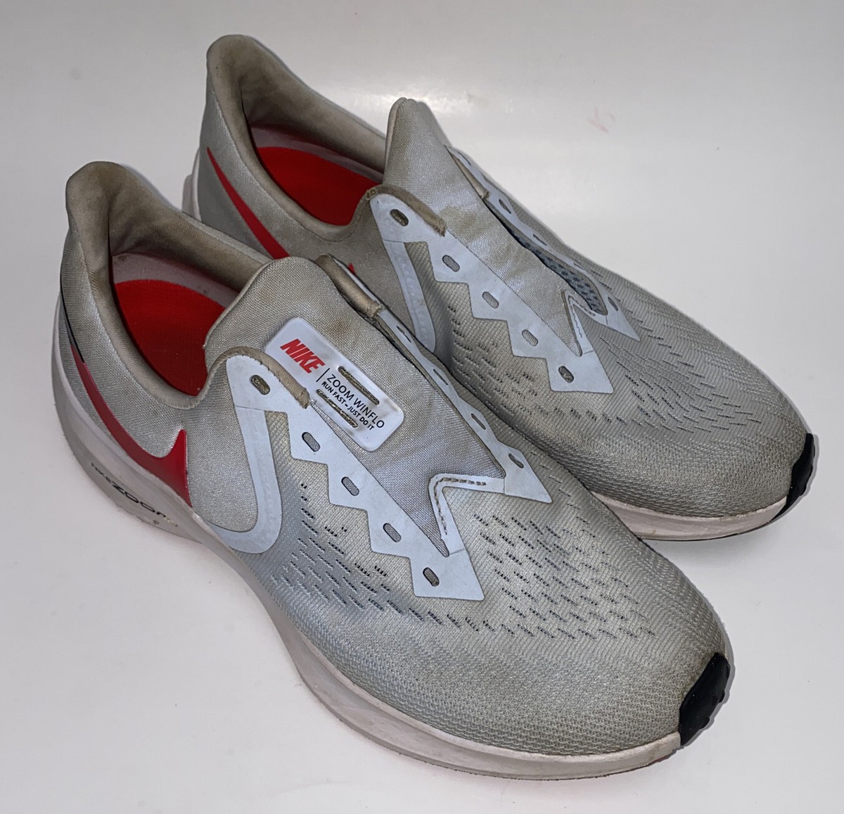 Nike Air Zoom Winflo 6 Half Blue Running Shoes Women's Size 8.5 NO