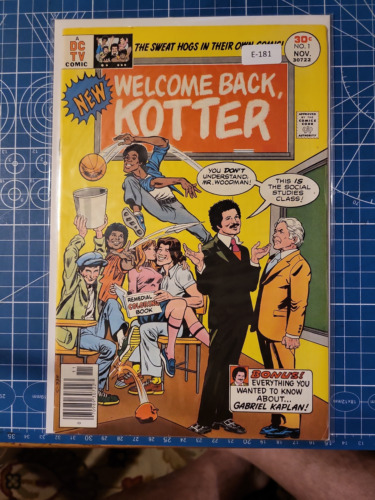 WELCOME BACK, KOTTER #1 8.0+ NEWSSTAND DC COMIC BOOK E-181 - Photo 1 sur 1