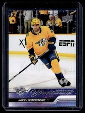 2023-24 Upper Deck Young Guns Jake Livingstone Rookie #245 Nashville Predators