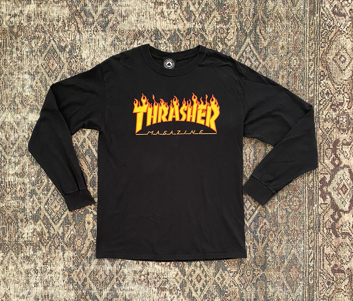 usa製 90s thrasher ロンT vintage スラッシャー THRASHER