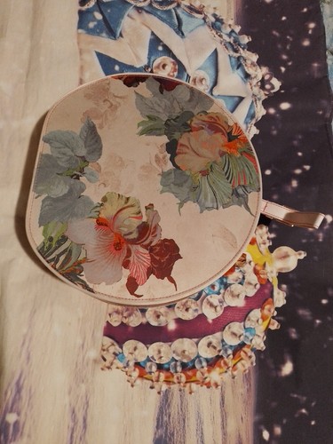 Ted Baker London Sitting Pretty Large Pink Floral Makeup Case only - Picture 4 of 6