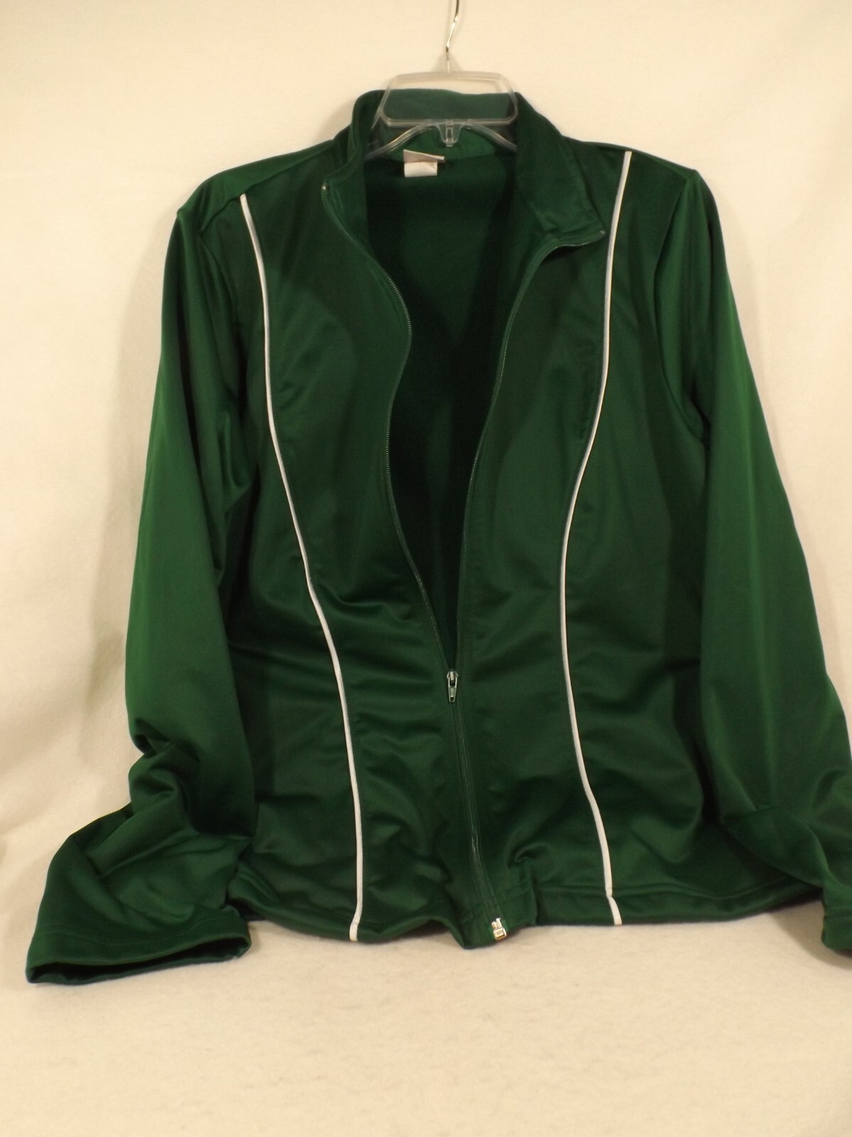 XL Green Track Jacket Full Zip A4 Brand Gem