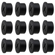 Desk Grommet, 3/4 Inch Flexible Rubber Grommets, Silicone 3/4IN/20mm Black