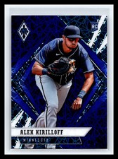 ⚾ ALEX KIRILLOFF 2021 PANINI CHRONICLES PHOENIX BLUE VELOCITY PRIZM HOLO RC # 2