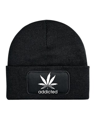 Unisex Addicted Print Beanie Hat Gift For Men & Women