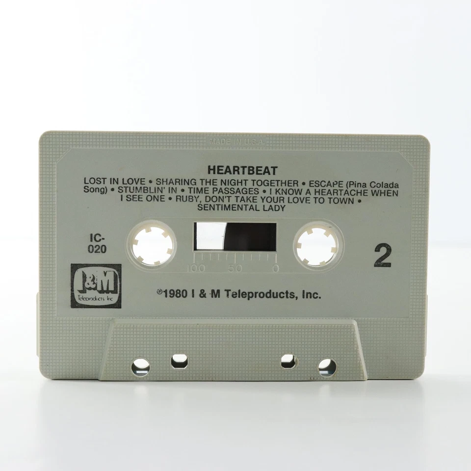 Heartbeat by Various (Cassette Tape, 1980, I & M Teleproducts) TESTED IC-020 - Image 4 of 4