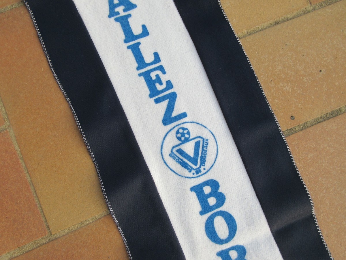 Écharpe Girondins de Bordeaux vintage - Années 1980