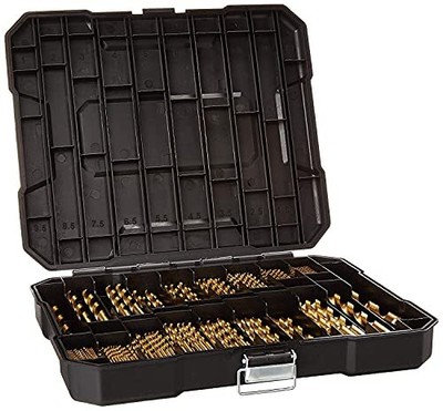 HURRICANE metrisch 230tlg Titan Spiralbohrer Set, 135° Spitze Schnellarbeitsstahl