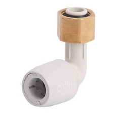 Hep20 15mm x 1/2" Push-Fit Plastic Bent Tap Connector HD27/15W
