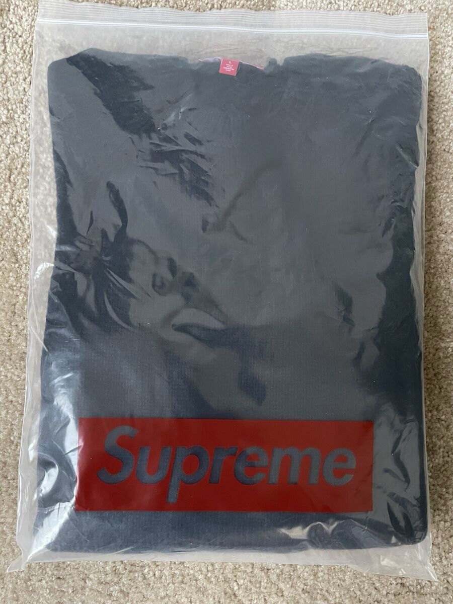 Supreme Flocked Logo Sweater Black Size L | eBay Supreme Flocked Logo Sweater Black Size L | eBay