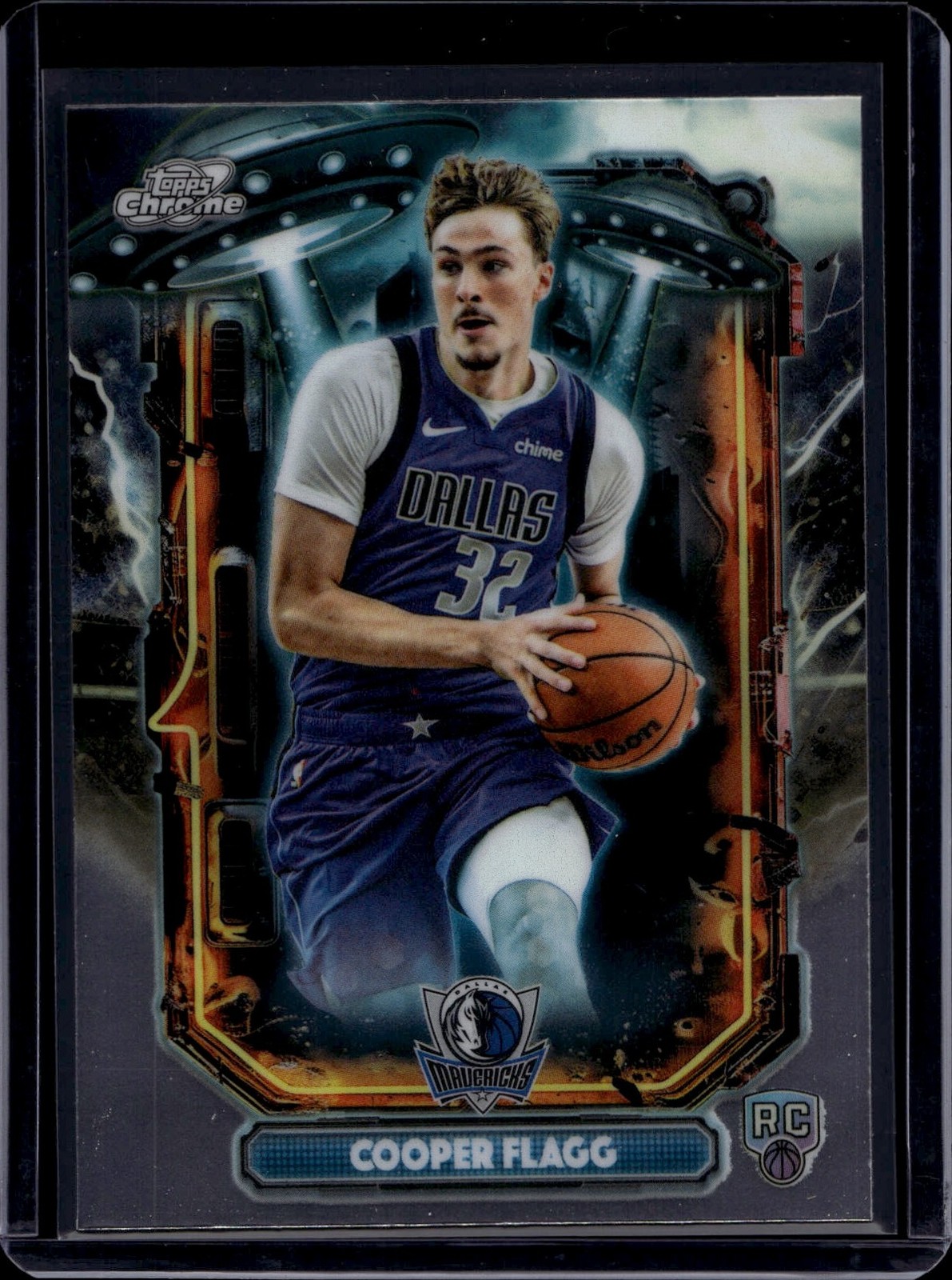2025-26 Cosmic Chrome Cooper Flagg #ET-11 Rookie RC Extraterrestrial Talent