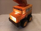 Vintage 1991 TONKA School Bus Vehicle With Working Headlights