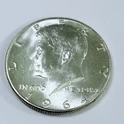 1964 Kennedy Half Dollar (90% Silver ) MS MINT STATE DETAILS FREE SHIP #8531