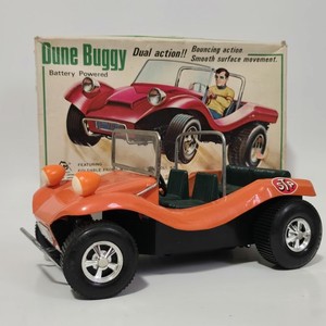 ALPS TIN DUNE BUGGY DUEL Action Toy Japan Battery Operated Works! With Box