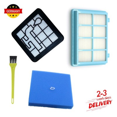 3x HEPA-Filter passend für Philips FC8010 FC9331 FC9332, PowerPro Compact