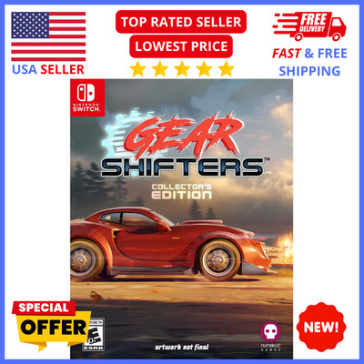 Gearshifters Collector's Edition Nintendo Switch Racing Shooter Limited Game
