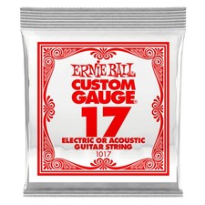 Ernie Ball P01017 .017 Plain Steel Electric o...