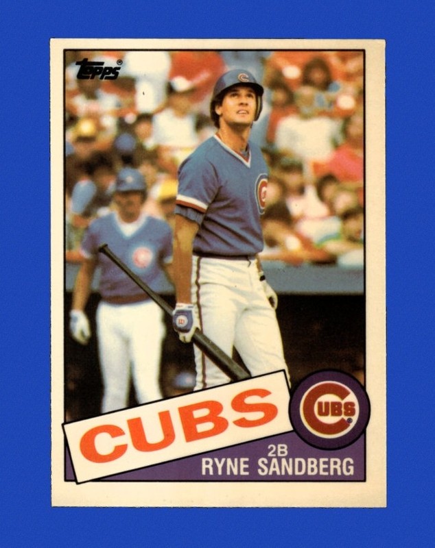 1985 Topps Tiffany Set-Break #460 Ryne Sandberg EX-EXMINT *GMCARDS*