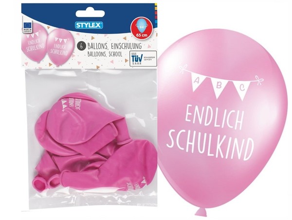 30 Luftballons Endlich Schulkind MäDchen SchuleinfüHrung Einschulung Schulanfang-image