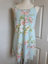 Oscar de La Renta Pink Label Nightgown Slip Dress Floral, Size Small