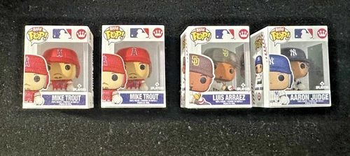 2026 Topps Series 1 MLB Funko Bitty Pop Figure Lot - Trout(2x)/ Arraez /Judge