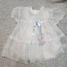 Vintage Baby Girls Dress NEW W/TAGS size 0-6 months