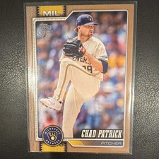 Topps 2026 Series 1 Chad Patrick /2026 #217 Milwaukee Brewers MLB