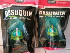 X2 NUTRAMAX DASUQUIN 84 SOFT CHEWS 1 LARGE DOGS 1 SMALL SENIOR Ex Dates 8/27