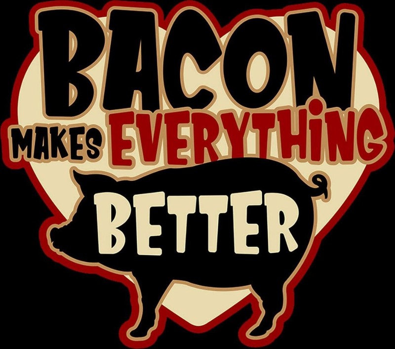 Bacon Makes Everything Better Acrylic Refrigerator Magnet Made In The USA