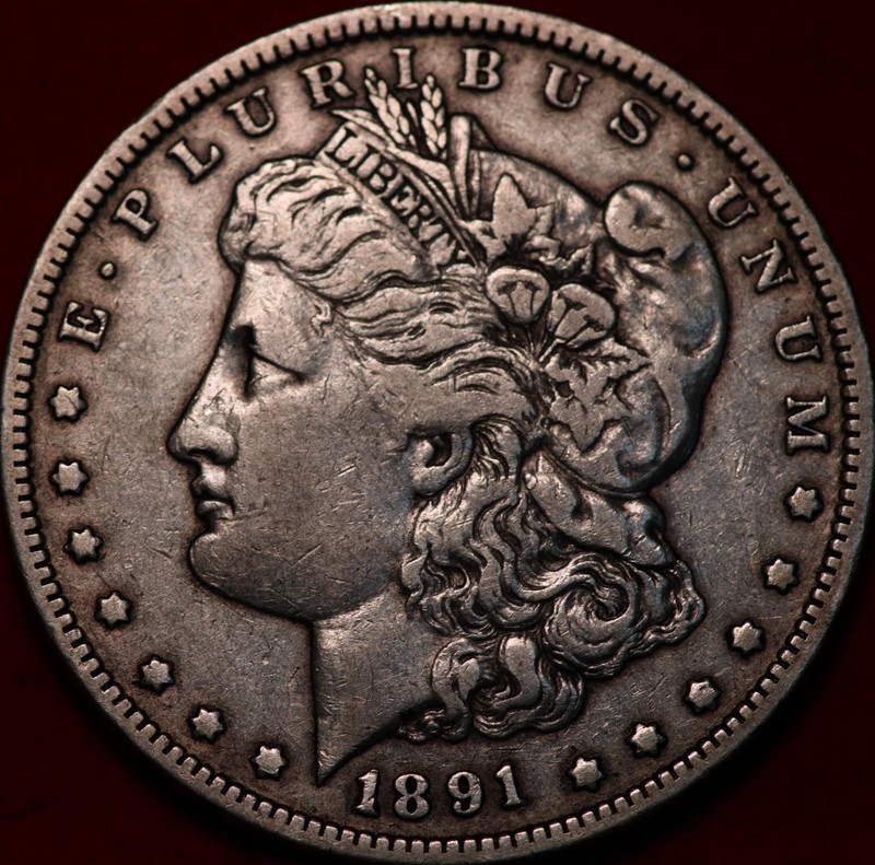1891-O New Orleans Mint Silver Morgan Dollar