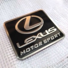  New LEXUS Emblem Black Plate Badge W/Tape