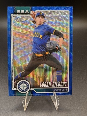Topps Chrome 2026 Logan Gilbert Wave Refractor Seattle Mariners # /150