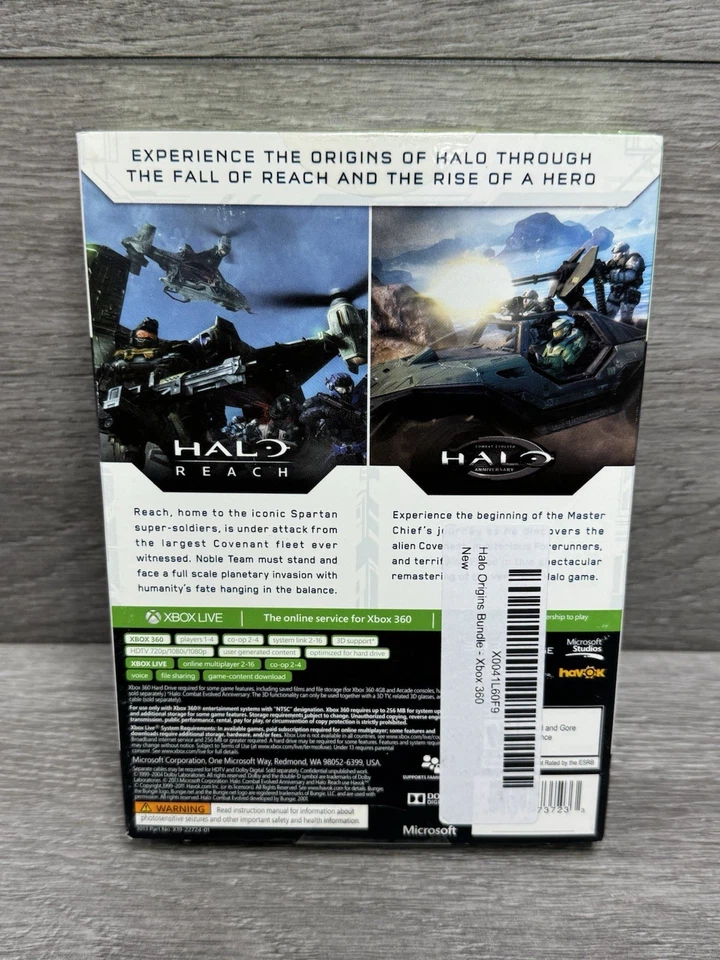 Halo Origins Bundle Xbox 360 Anniversary Edition Combat Evolved & Reach SEALED - Image 4 of 4