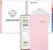 2026 Planner, Weekly and Monthly Calendar Planner, January 2026 - December 2026,