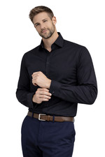 Mens Regular Fit Shirt,Double Cuff,Free Cufflinks,Formal Janeo British Apparel