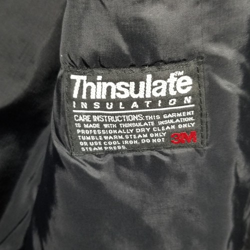 Pendleton Vest Mens XL Black Western Wool Blend Thinsulate Insulated Jacket Y2K - Picture 10 of 11