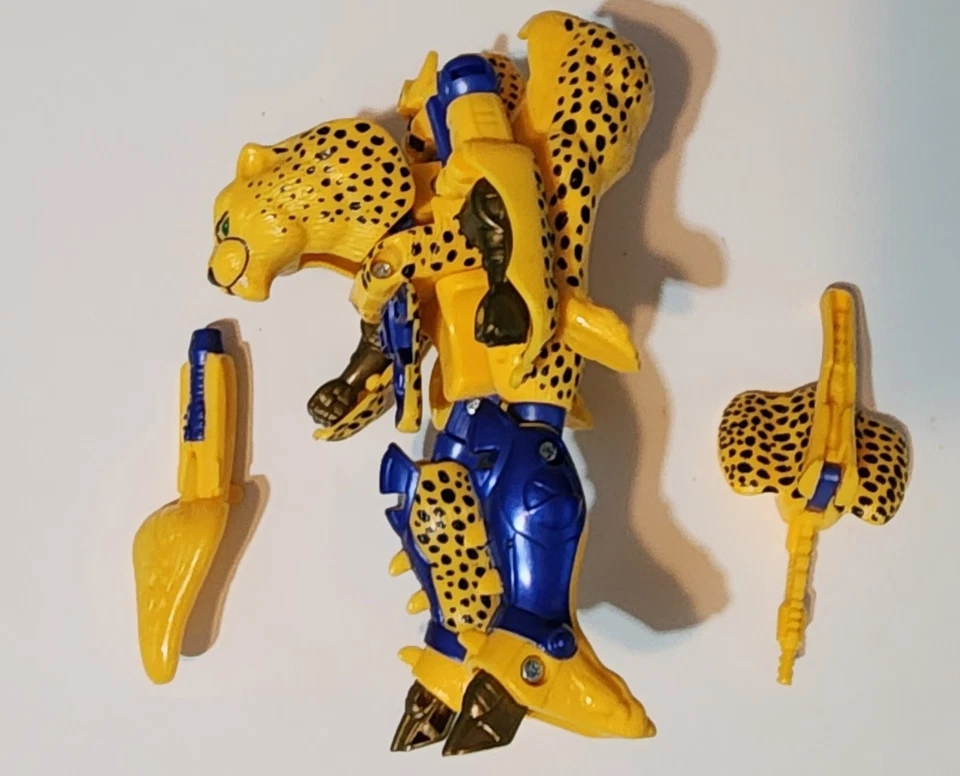 Transformers Beast Wars Cheetor Complete Reissue Deluxe Green Eyes - Image 3 of 4