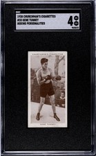 1938 Churchman's Cigarettes Gene Tunney #35 Boxing Personalities SGC 4