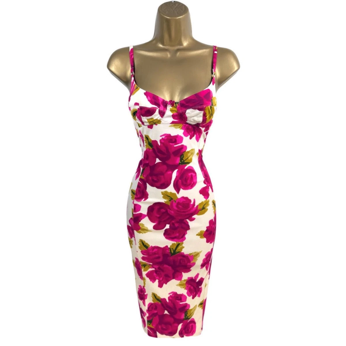 open lace back dress Rent Karen Millen Soft Tailored Colour Block Tie Neck Midi Dress