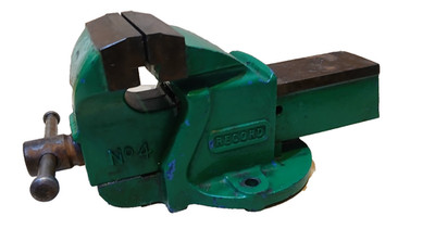 Irwin RECORD No 4 Mechaniker Ingenieure Schraubstock (115 mm) guter Zustand Backen