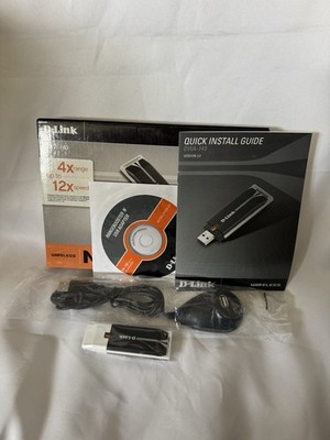 D-Link RangeBooster Wireless N USB Adapter DWA-140 ENHANCED 4 X Range 12 X Speed