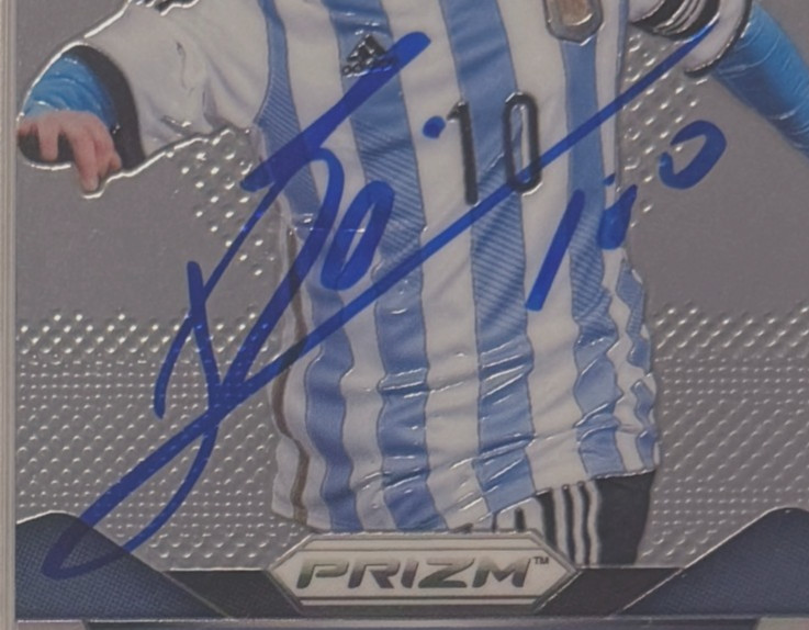 2014 Panini Prizm World Cup Signed Lionel Messi #12 PSA/DNA Gem Mint 10 view 5