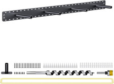 43" Heavy Duty Floating Shelf Brackets - Invisible Mantel Hardware Kit