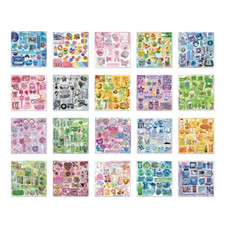 Kawaii Dual M5 Sticker Book Ins Korean Style Cute Cartoon Decorative Stickers Ro