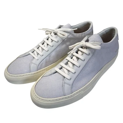 Common Projects Achilles Canvas Sneakers SIZE 42 US 9 Gray 2479 0573 NEW IN BOX - Image 1 of 4