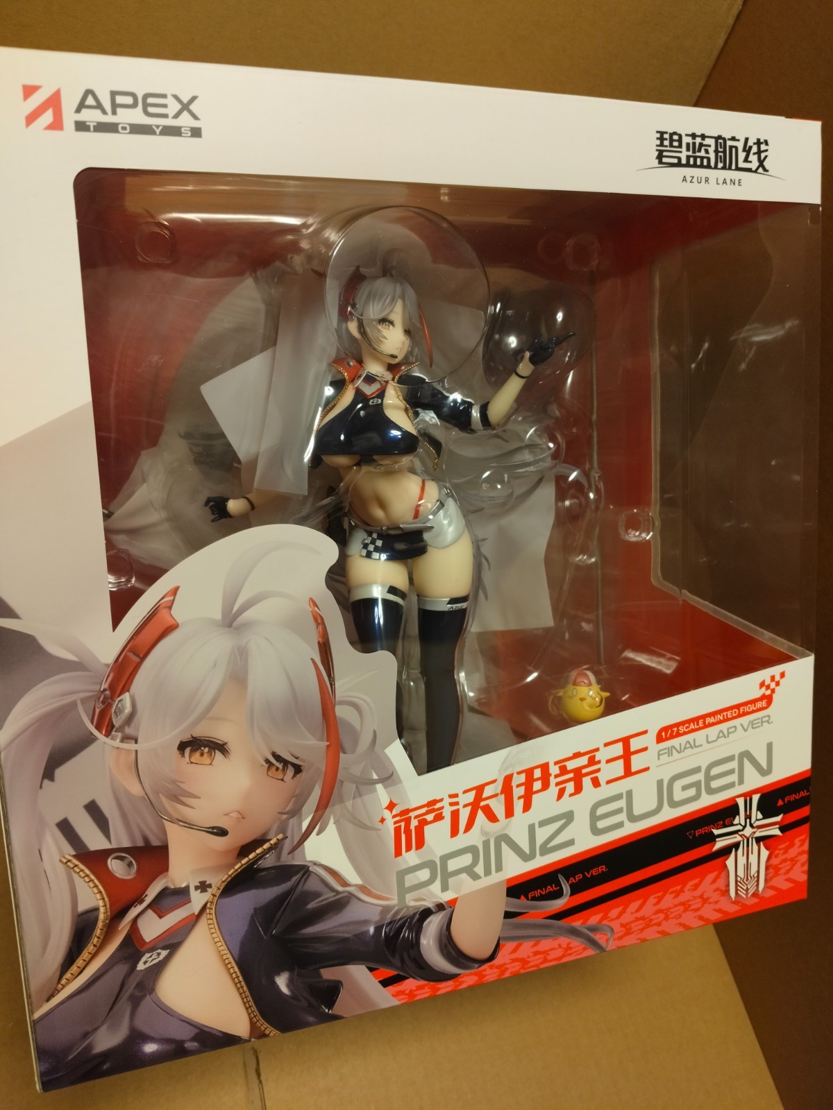 AZUR LANE PRINZ EUGEN FINAL LAP VER. RACE QUEEN 1/7 FIGURE (APEX) + BONUS SEALED