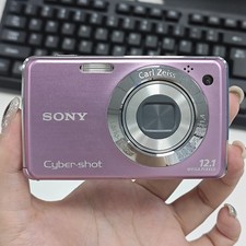 Sony Cyber-Shot DSC-W210 12.1MP CCD Vintage Digital Camera Pink 95 NEW